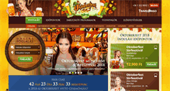 Desktop Screenshot of oktoberfest.co.hu
