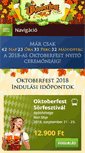 Mobile Screenshot of oktoberfest.co.hu