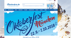 Desktop Screenshot of oktoberfest.de