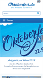 Mobile Screenshot of oktoberfest.de