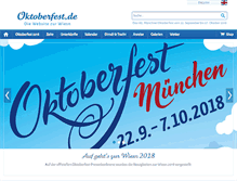 Tablet Screenshot of oktoberfest.de
