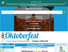 Tablet Screenshot of oktoberfest.it